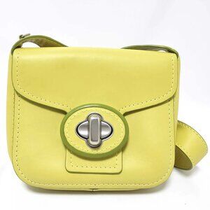 Coach Drifter Shoulder Bag in Yellow Soft Calf Leather